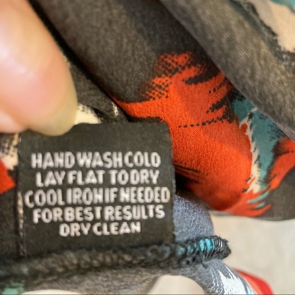 W118 by Walter Baker Black Raquel Patterned Maxi Dress Sz M - Picture 15 of 15